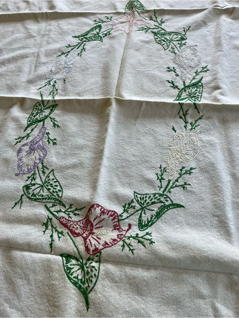 Handmade vintage hand